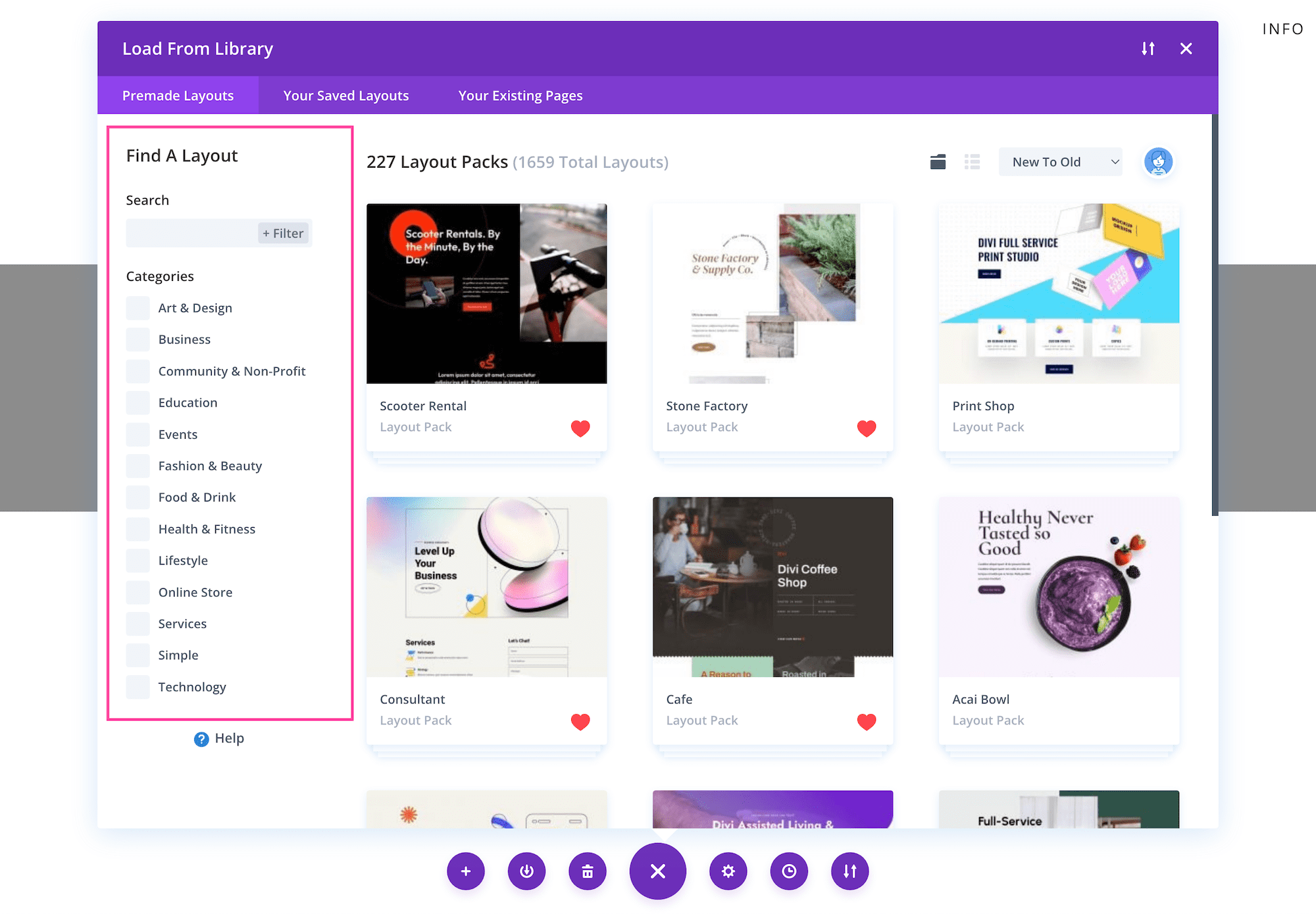 How to use Divi Premade Layouts